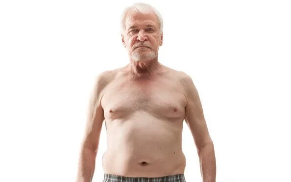 Gynecomastia in older men