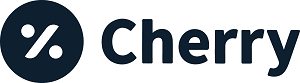 Logo of cherry featuring a stylized cherry icon, company name, and tagline highlighting Gynecomastia Surgery Insurance & Financing options.