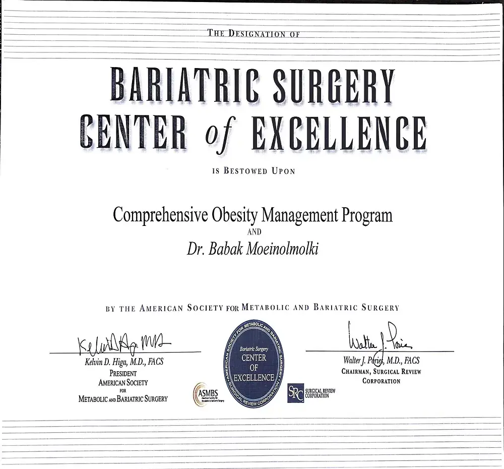 Bariatric Surgery Certification