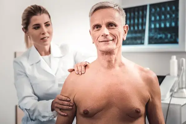 Older Men Gynecomastia Encino