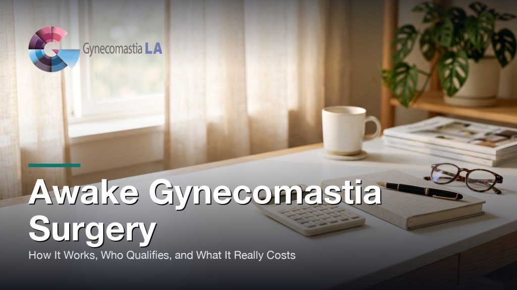Awake Gynecomastia Surgery: How It Works, Who Qualifies, and What It Really Costs, Gynecomastia Centers of Los Angeles