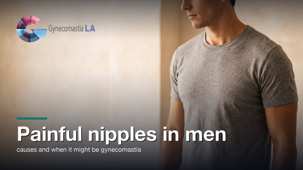 Painful nipples in men: causes and when it might be gynecomastia, Gynecomastia Centers of Los Angeles